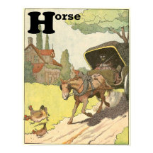 Trotting Horse Animal Alphabet