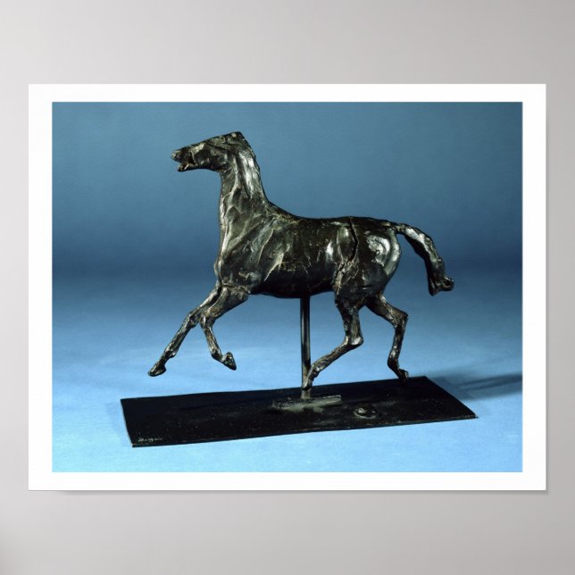 Trotting Horse (bronze) Poster (Framsidan)