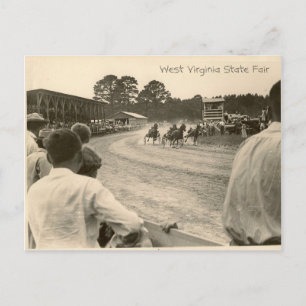Trotting tävling, Väster Virginia State Fair Vykort