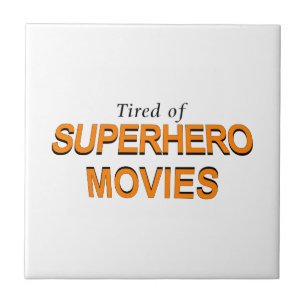 Tröttlig av superhjälte Movies Kakelplatta