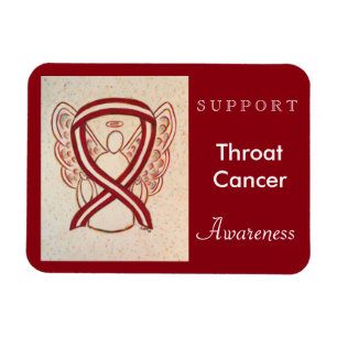 Tröttlig medvetenhet om cancer Ribbon Angel Magne Magnet