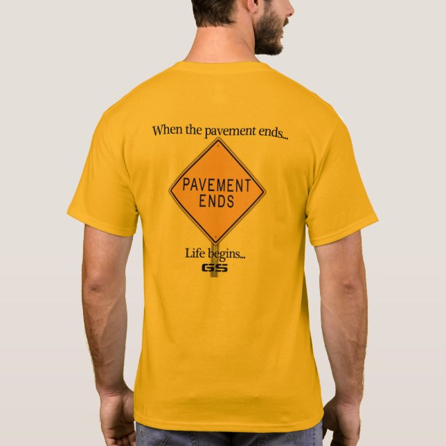 Trottoar avslutar II T-shirt (Baksida)