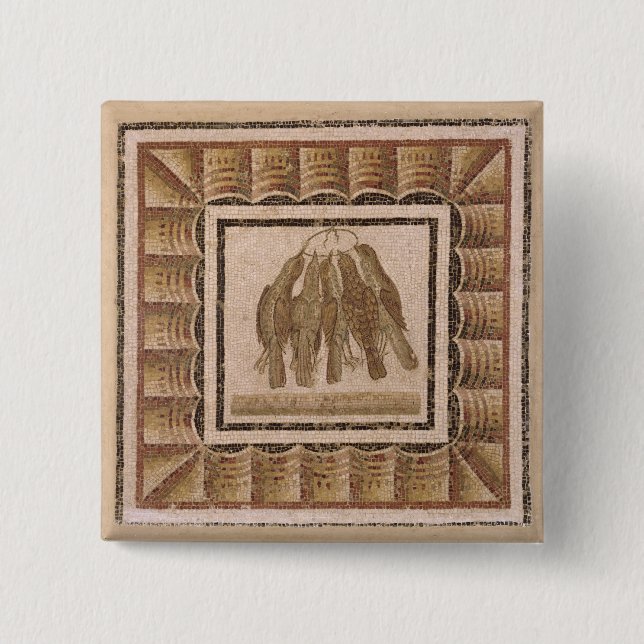 Trottoar som visar fem traster, från El-Jem Knapp (Framsida)