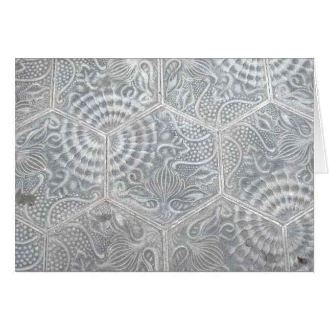 trottoaren för g/nc Barcelona Barcelona Gaudi Hälsningskort (Framsidan Horizontal)