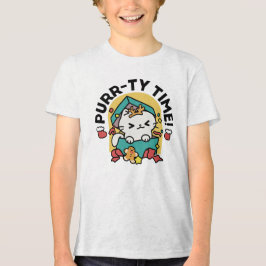 Trötttid! - Festiv juldesign för katter T Shirt