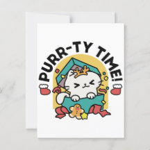 Trötttid! - Festiv juldesign för katter