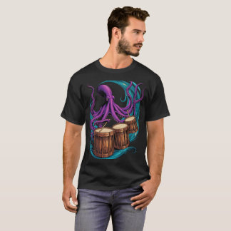 Trötttrumma för bläckfisk till skjorta t shirt