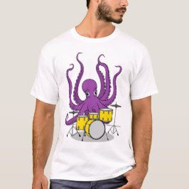 Trötttrumma för bläckfisk till skjorta t shirt