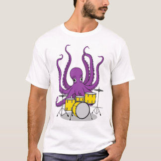 Trötttrumma för bläckfisk till skjorta t shirt