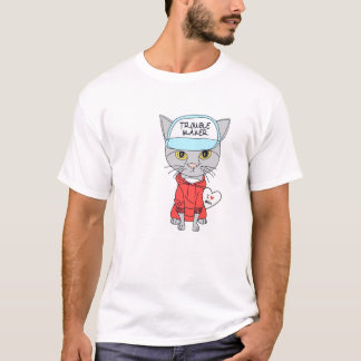 trouble maker catlover  t shirt