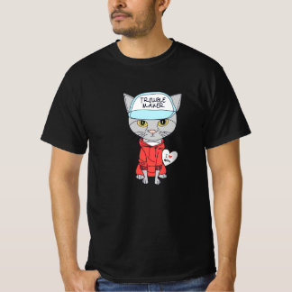trouble maker catlover  t shirt