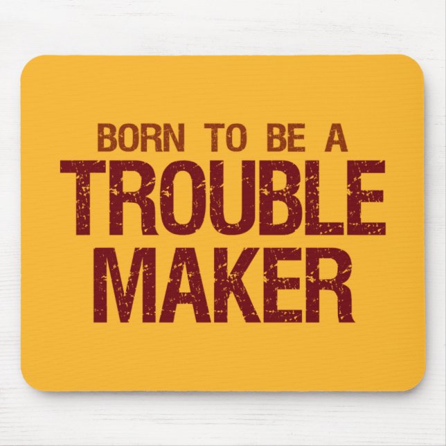 Trouble Maker mousepad Musmatta (Framsidan)
