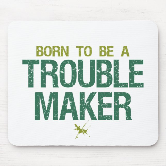 Trouble Maker mousepad Musmatta (Framsidan)