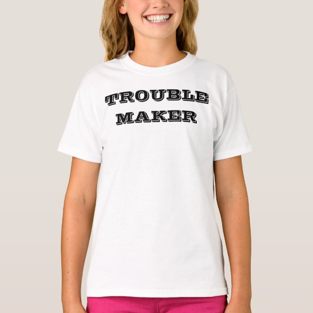 Trouble Maker Shirt för barn T (Framsida)