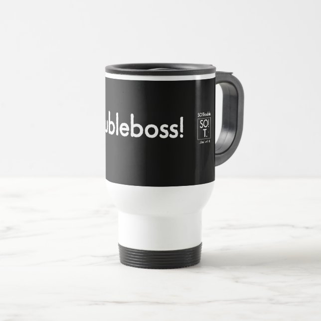 troubleboss! travel mug resemugg (Framsida höger)