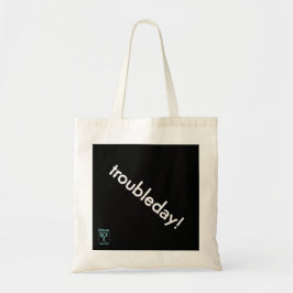 troubleday! tote bag tygkasse