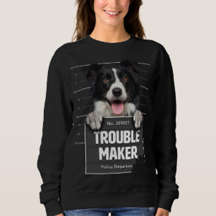 Troublemaker - Cheeky Gräns Collie Puppy är Naugh T Shirt