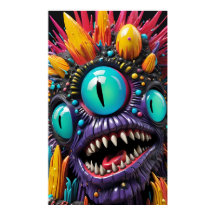 Troublemaker med tre ögon - Ken Gage Art