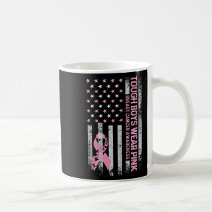 Trough Pojken Bär Rosa Bröstcancer Medvetenhet Usa Kaffemugg