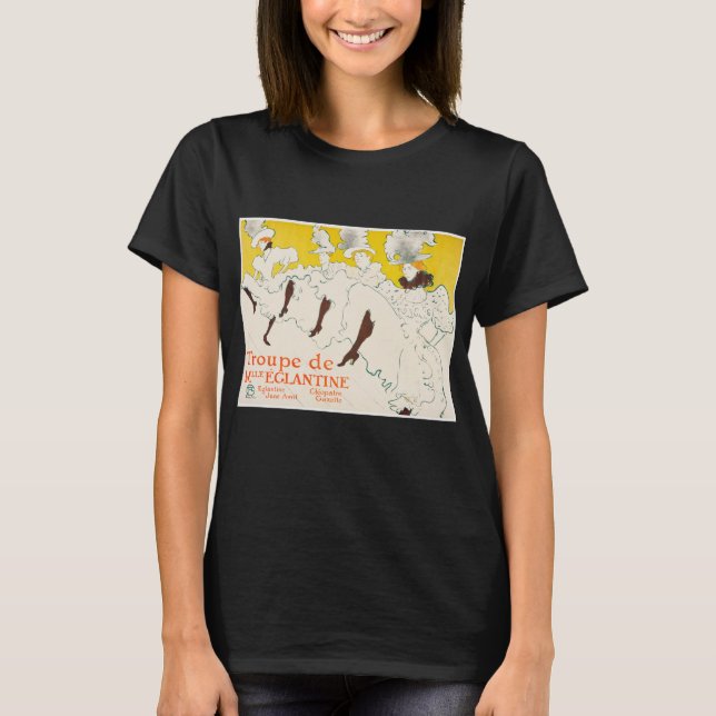 Troupe de Mademoiselle Eglantine, Toulouse Lautrec T Shirt (Framsida)