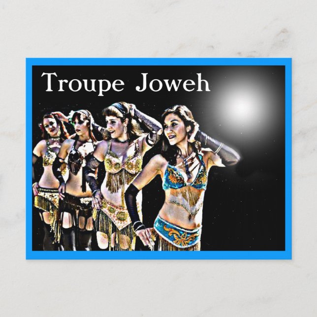 Troupe Joweh Dansare Vykort (Framsida)