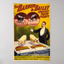 Troupe of Remarkable Traed Grisar Circus Poster