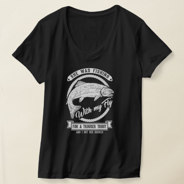 Trouser Trout Fishing T Shirt (Laydown)