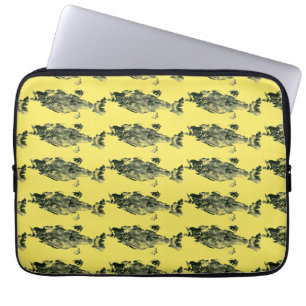 Trout, baser och crappie tre favoriter laptop fodral
