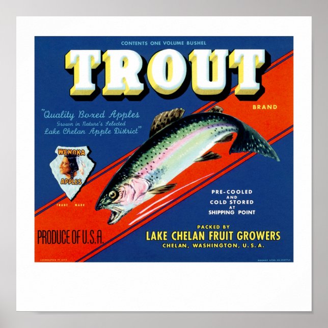 Trout Brand Poster (Framsidan)