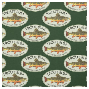 TROUT BUM Fly Fishermans Tyg