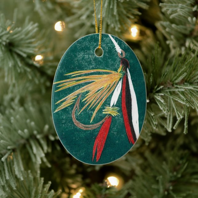 Trout Fin Blöt God jul Ornament (Träd)