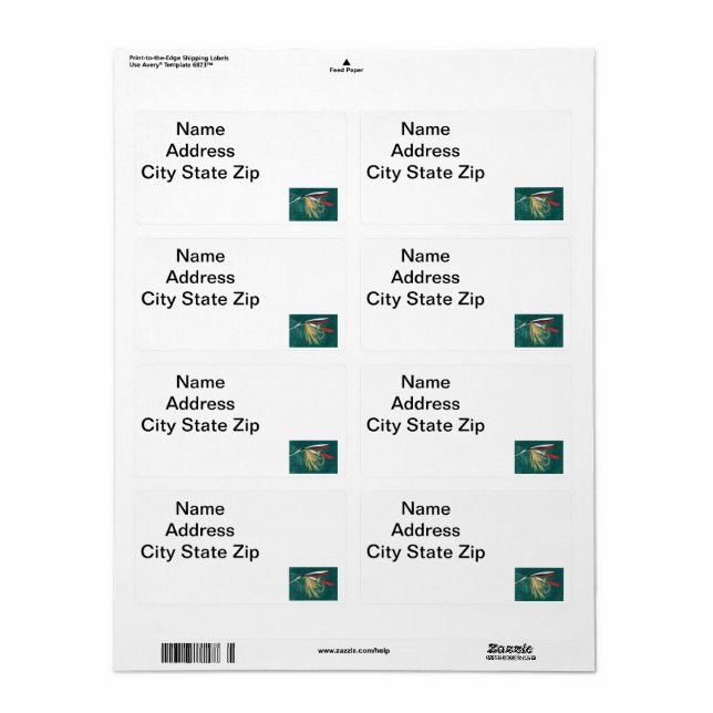 "Trout Fin" Trout Fly tiled blöt fly på grönt Fraktsedel (Helt Ark)