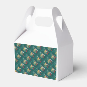 "Trout Fin" Trout Fly tiled blöt fly på grönt Presentaskar