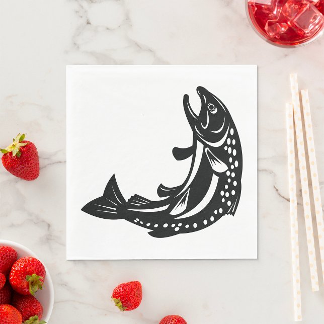 Trout Fish Pappersservett (Skapare uppladdad)