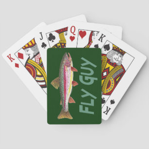 Trout Fisherman Spel Kort