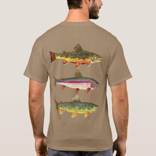 Trout Fishermans Tröja (Baksida)