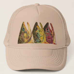Trout Fishermans Truckerkeps