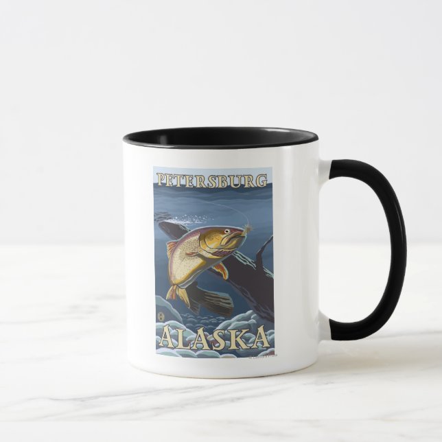 Trout Fishing Kor-Section - Petersburg Mugg (Höger)
