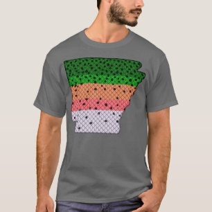 Trout Fishing Rainbow Trout Mönster Arkansas State T Shirt