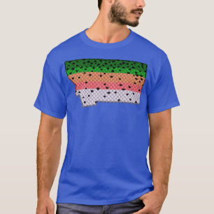 Trout Fishing Rainbow Trout Mönster Montana State T Shirt