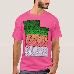 Trout Fishing Rainbow Trout Mönster Utah State Kar T Shirt