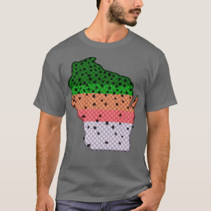 Trout Fishing Rainbow Trout Mönster Wisconsin Stat T Shirt