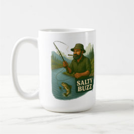 Trout Fishing Salty Buzz Kaffemugg
