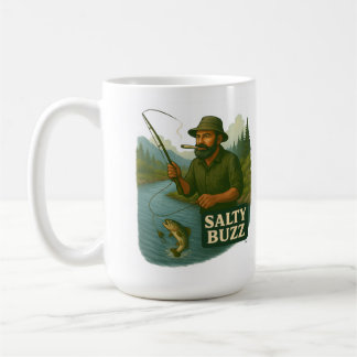 Trout Fishing Salty Buzz Kaffemugg