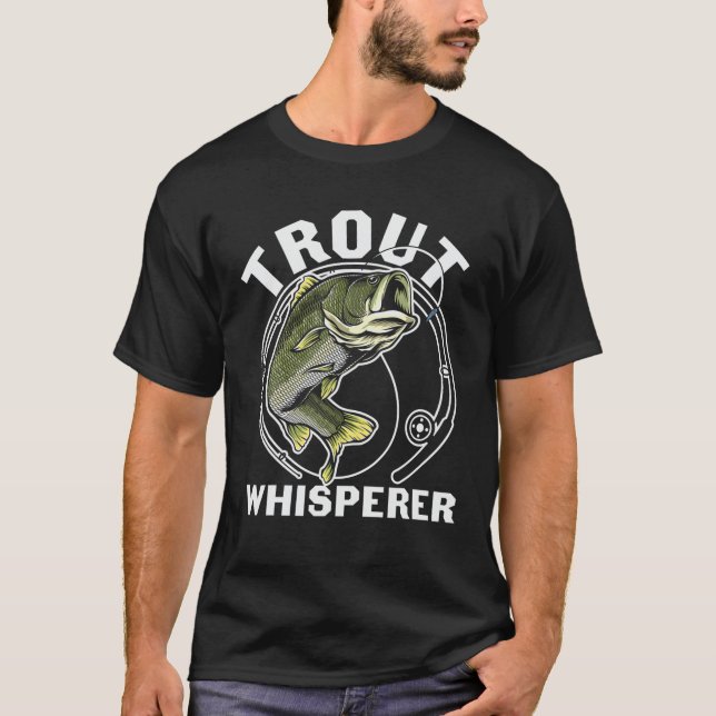 Trout Fishing - Slhead Trout Whisperer Coola Graph T Shirt (Framsida)