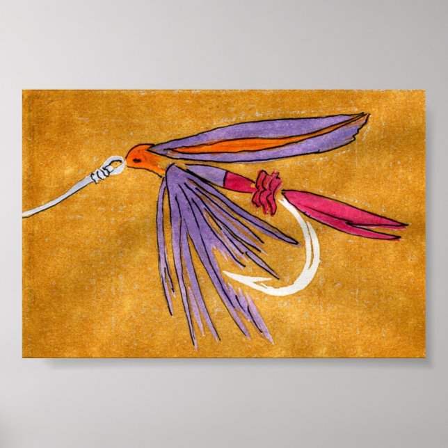Trout Fly Poster (Framsidan)