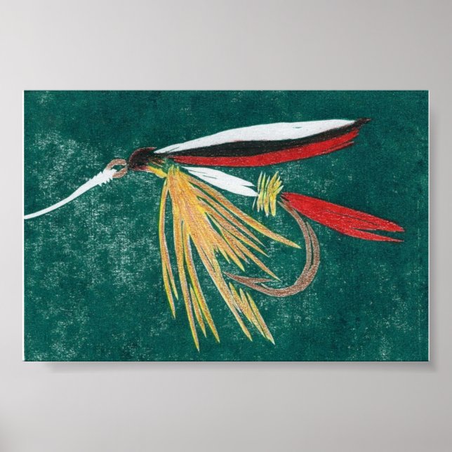Trout Fly Poster (Framsidan)