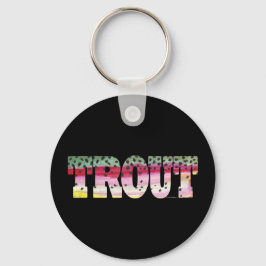 Trout Flygfiske Nyckelring