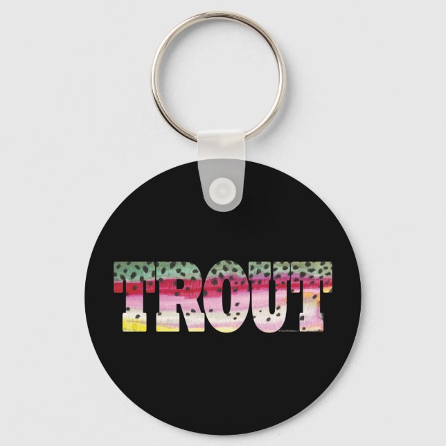 Trout Flygfiske Nyckelring (Framsida)