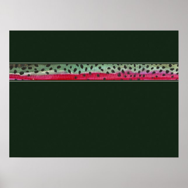 Trout för hudregnbåge poster (Framsidan)
